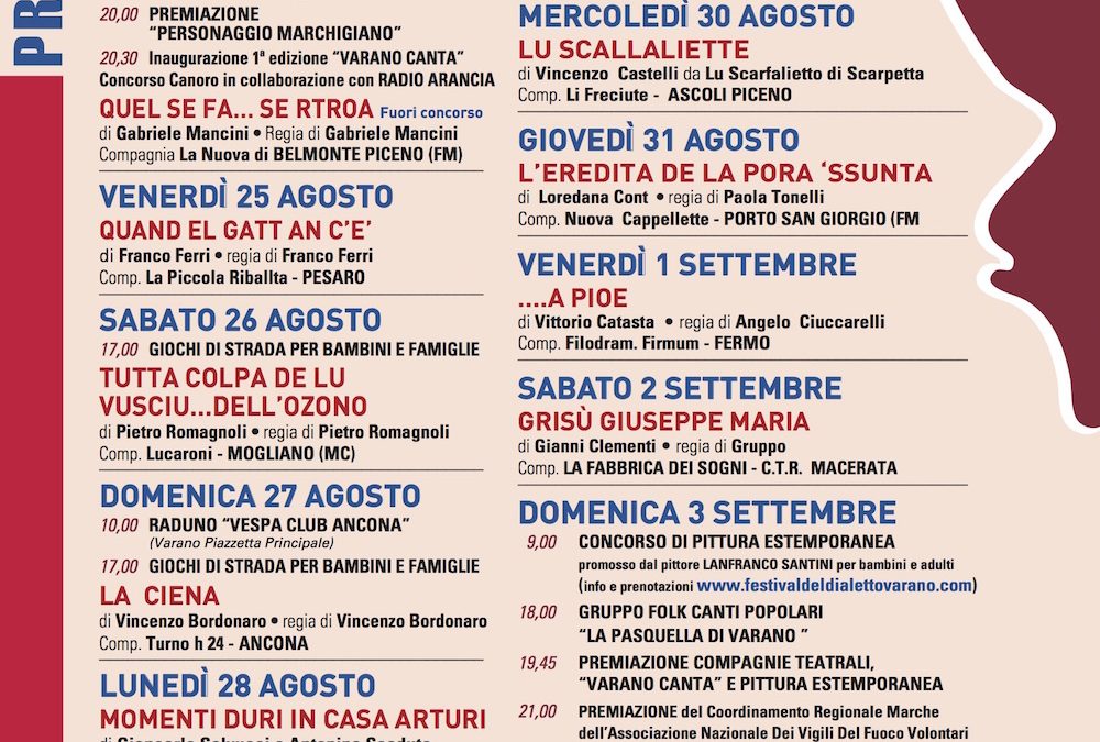 Ritorna il festival del dialetto a Varano