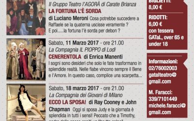 Al via le SERATE DI TEATRO GATAL