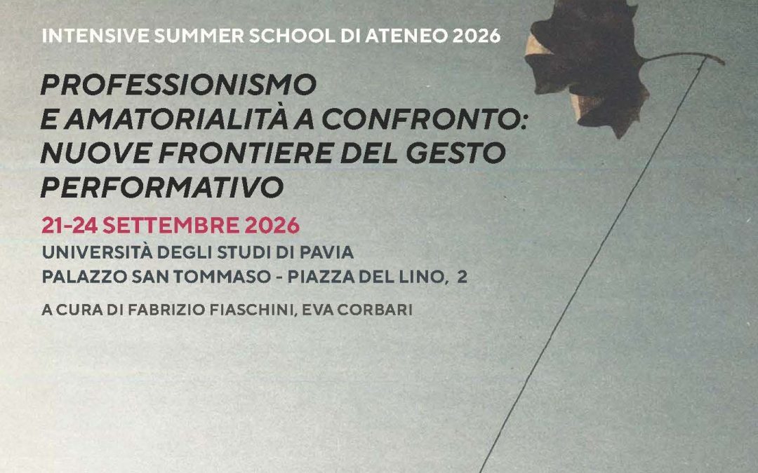 INTENSIVE SUMMER SCHOOL DI ATENEO 2026